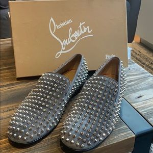NEW $1395 Louboutin Suede Loafers ($250 DISCOUNT)